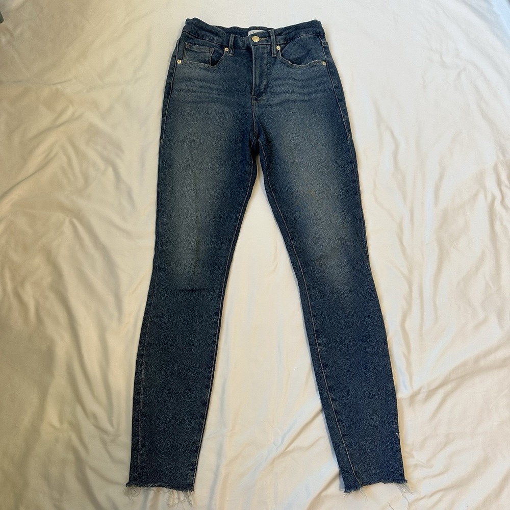 Good American Dark Blue Skinny Jeans